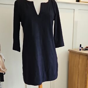 J. Crew Navy Long Sleeve Dress